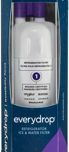 everydrop by Whirlpool Ice and Water Refrigerator Filter 1, EDR1RXD1, Single-Pack , Purple